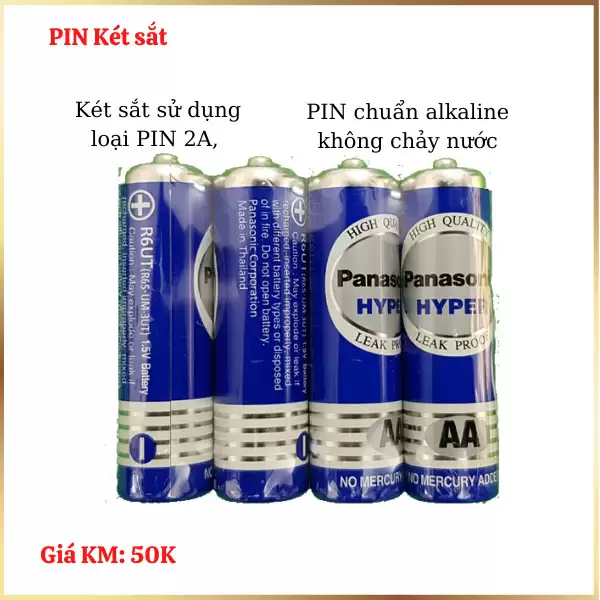 PIN két sắt chuẩn xịn