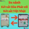 So sánh két sắt Hòa Phát với Két sắt Việt Nhật