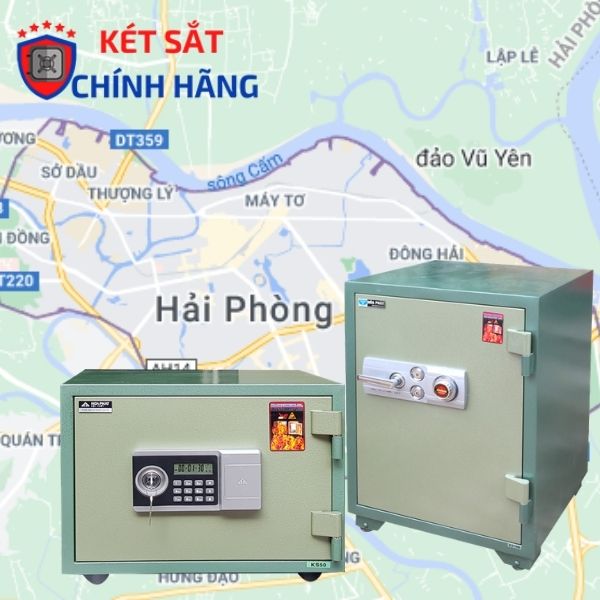 Hình ảnh đại lí két sắt Hòa Phát tại Hải Phòng 