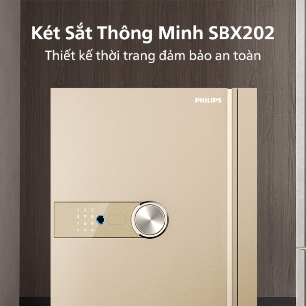 Két Sắt Philips SBX202 có hình thức đẹp thời trang