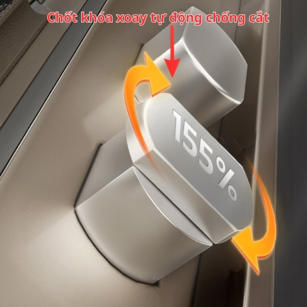 Két sắt Aipu trang bị các chốt khóa INOX đặc 40mm xoay tự động chống cắt