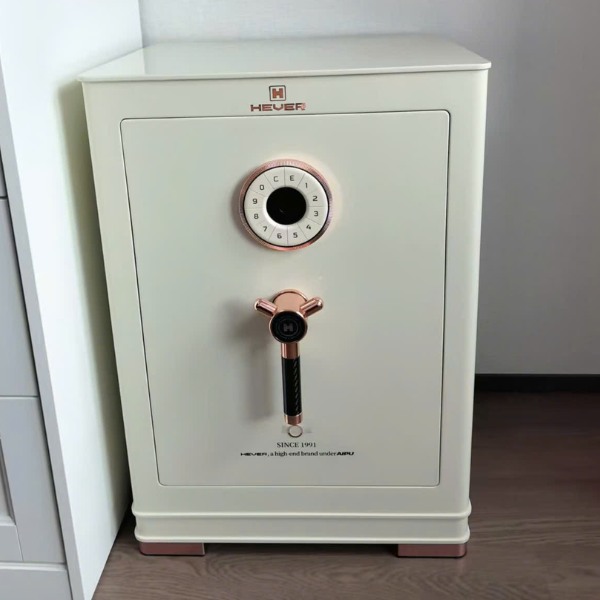 Hình ảnh Két sắt nhập khẩu AIPU XC80 màu trắng vân tay kết nối điện thoại0