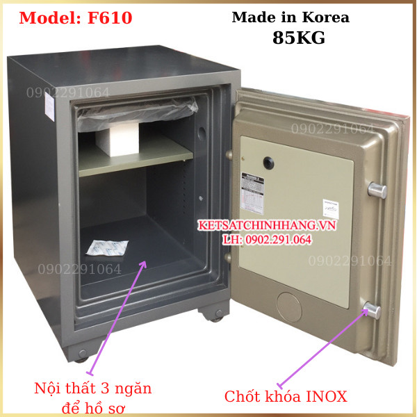 Hình ảnh Két sắt vân tay Hàn Quốc Booil BS-F6101
