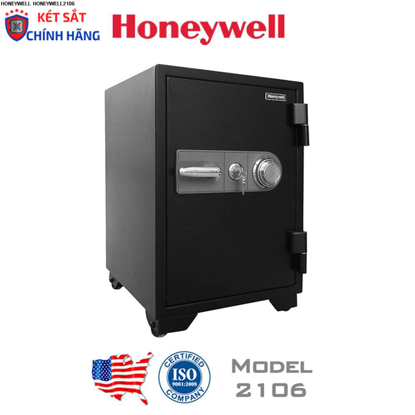 Két sắt chống cháy, chống nước Honeywell 2106 khoá cơ ( Mỹ )