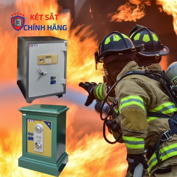 Két sắt Chống cháy Việt Tiệp bảo vệ tài sản của bạn khi hỏa hoạn xảy ra