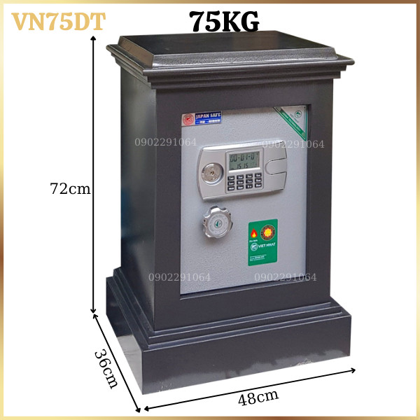 Hình ảnh Két sắt khóa cơ Việt Nhật VN75KC giá rẻ2