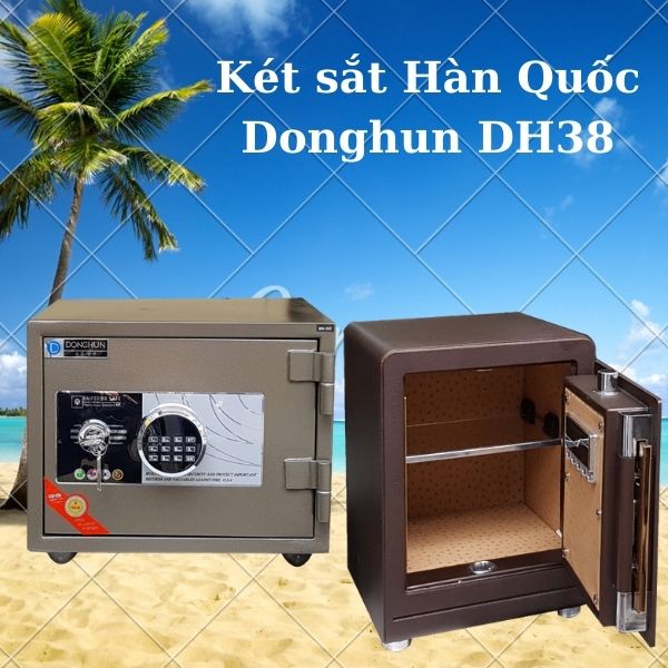 Hình ảnh két sắt Hàn quốc Donghun DH38 chính hãng - giá tốt