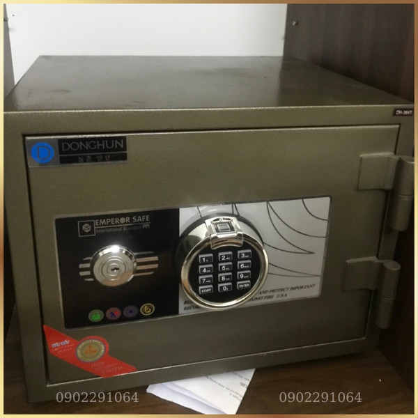 Lắp đặt và HDSD két sắt Hàn Quốc Donghun DH36VT trong hộc tủ