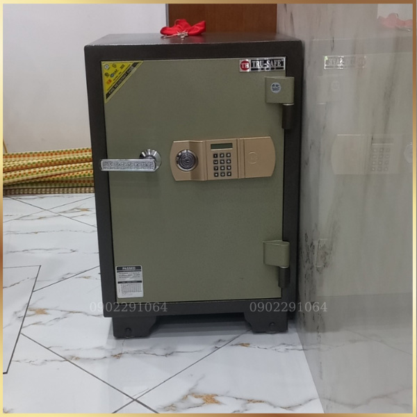 Lắp đặt và HDSD két sắt Hàn Quốc Trusafe TH120DT điện tử tại nhà khách hàng