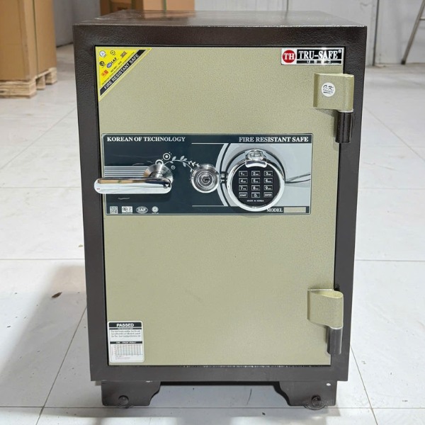 Két sắt Hàn Quốc TH120VTDT cao cấp có chống cháy dễ sử dụng với vân tay và mã số