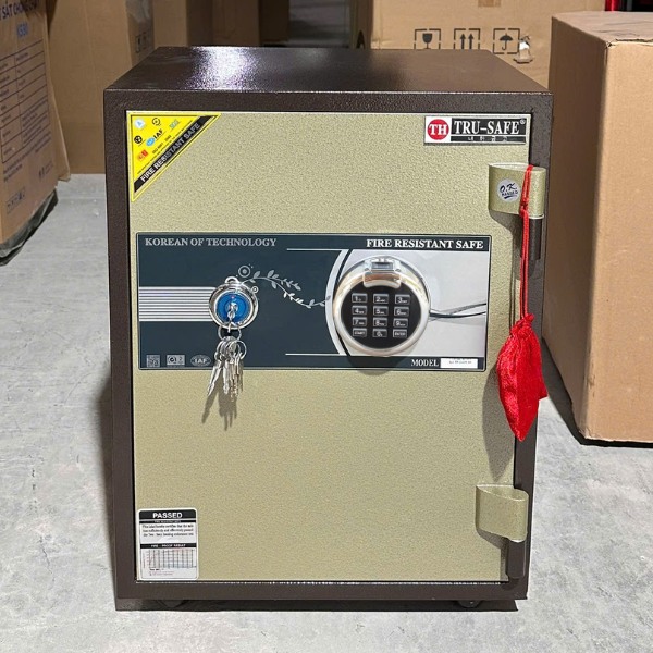 Thực tế két sắt hàn quốc W55HQ vân tay điện tử cao cấp