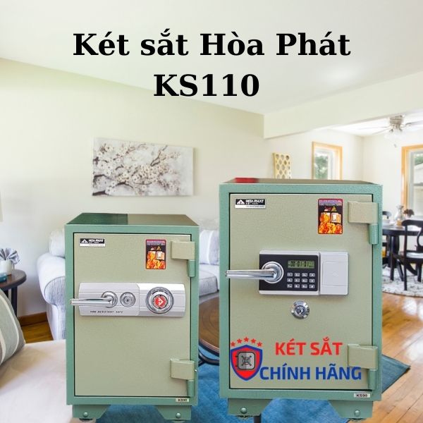 Két sắt Hòa Phát KS110 chính hãng giá rẻ taiọ Hà Nội 