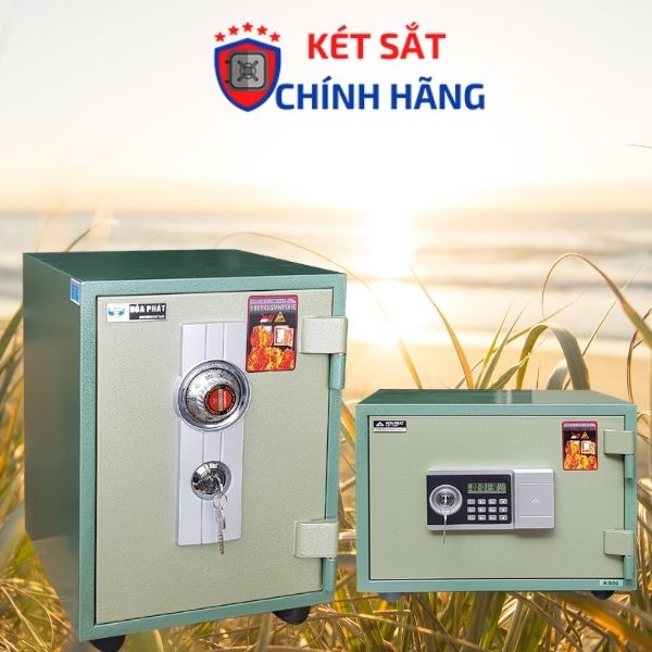 Két sắt Hòa Phát KS35 sản phẩm tạo nên thương hiệu két sắt Hòa Phát