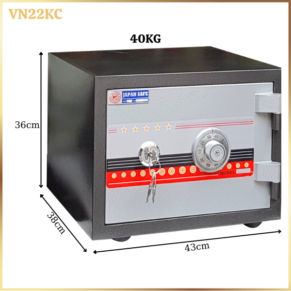 Hình ảnh Két sắt mini khóa cơ Việt nhật VN22KC0