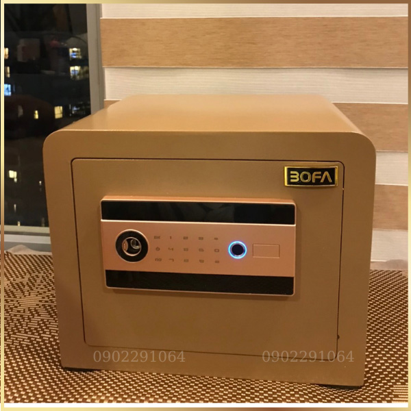 Lắp đặt bàn giao két sắt mini vân tay Bofa 30DY tại nhà khách hàng kèm HDSD