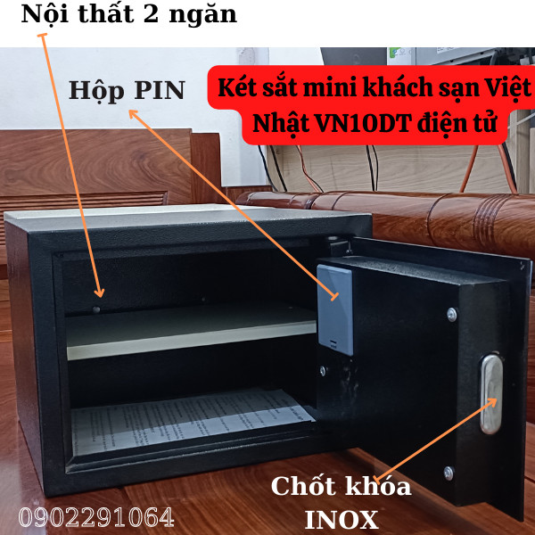 Hình ảnh Két sắt khách sạn Việt Nhật VN10DT điện tử cao cấp1