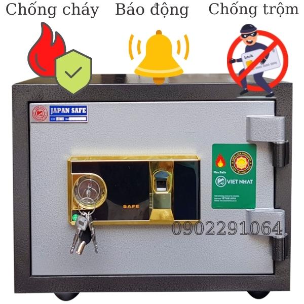 Hình ảnh Két sắt mini vân tay Việt Nhật VN22VT chống cháy có báo động3