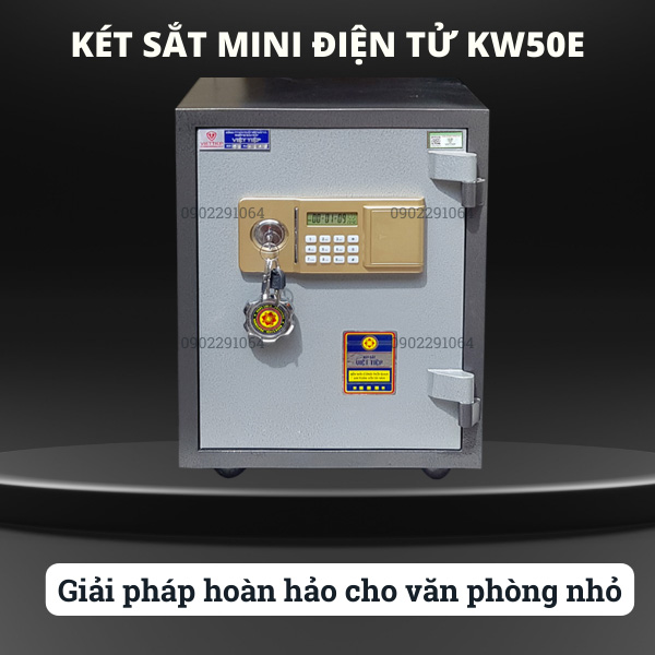 Két sắt mini Việt Tiệp KW50E giá đang khuyến mãi 2.500K