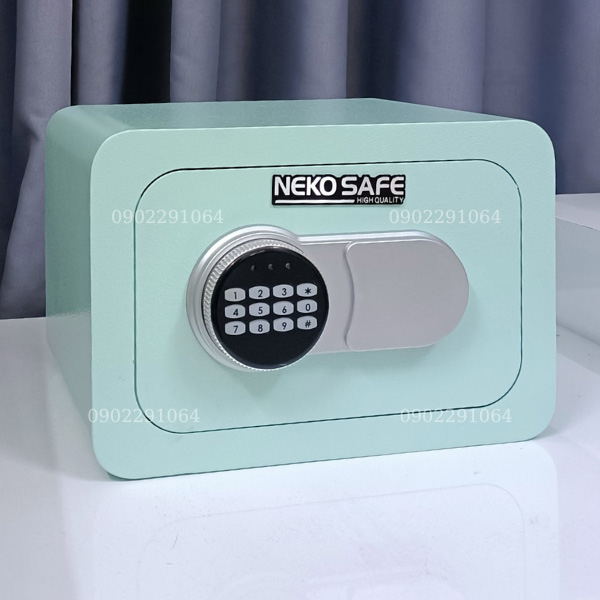 Hình ảnh Két sắt Neko safe NS20 điện tử màu ( đen, trắng, xanh, hồng)1