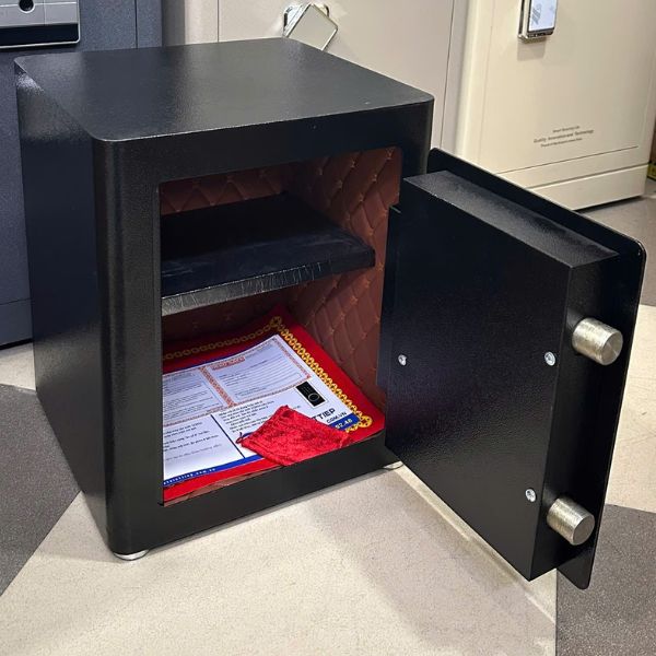 Hình ảnh Két sắt NEKO SAFE NS50 điện tử màu đen, trắng, đỏ2