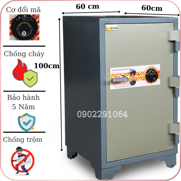 Hình ảnh Két sắt ngân hàng BEMC K110 NHA1 chống cháy0