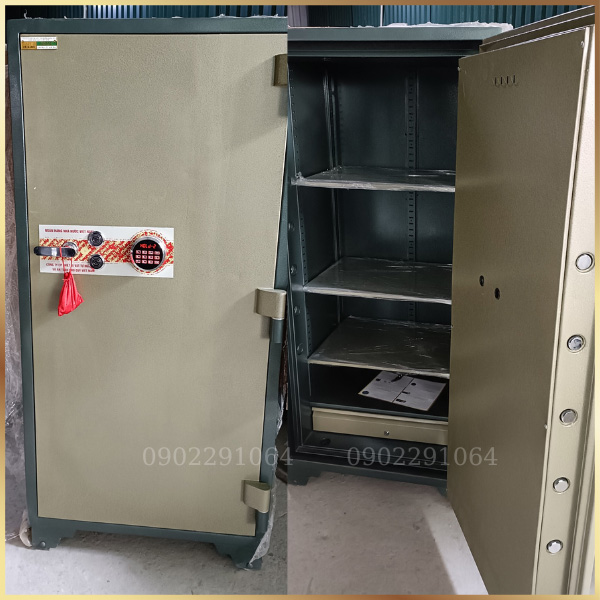 Lắp đặt két sắt ngân hàng K370 NHA1 điện tử Hàn Quốc cao cấp