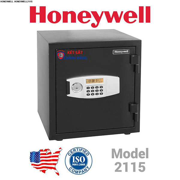 Két sắt nhập khẩu Mỹ Honeywell 2115 USA có thiết kế đẹp