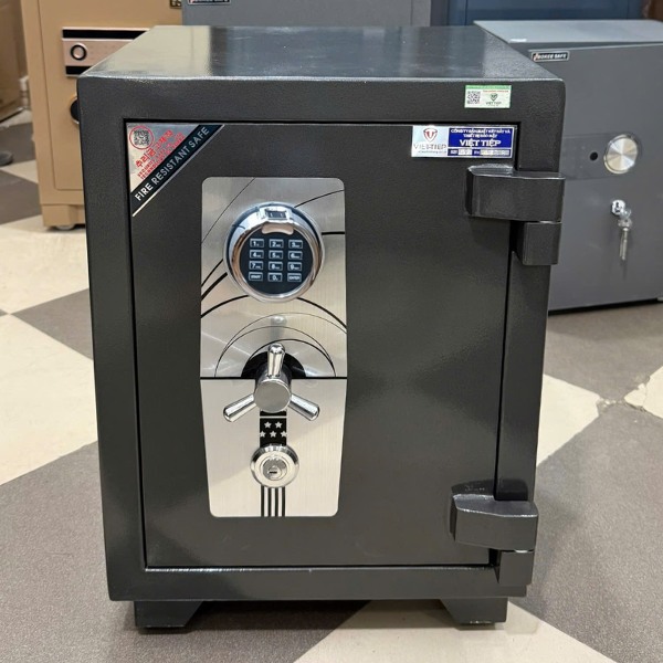 Két sắt siêu cường Việt Tiệp KSC60FE vân tay điện tử