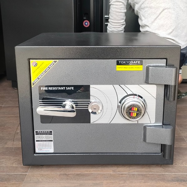 Két sắt Tokyo TKO43C khóa cơ chống cháy cỡ nhỏ mini bền ổn định