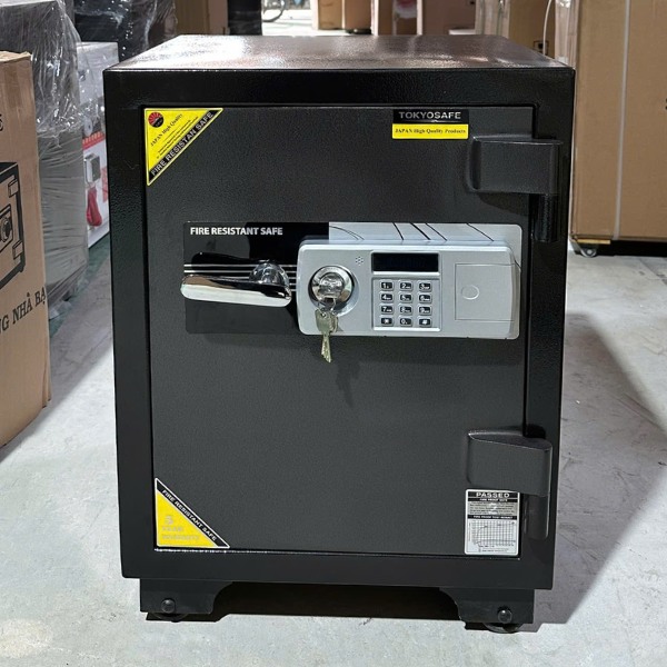 Hình ảnh Két sắt TOKYO TKO63E điện tử  100kg Tài lộc2