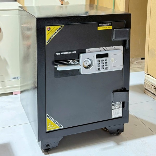 Hình ảnh Két sắt điện tử  TOKYO TKO68E 110kg chống cháy màu đen5