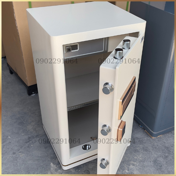 Hình ảnh Két sắt vân tay nhập khẩu AFB HK-A1D-80HM màu trắng4