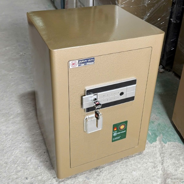 Két sắt Việt Nhật VN-63AH màu vàng gold thông minh báo động