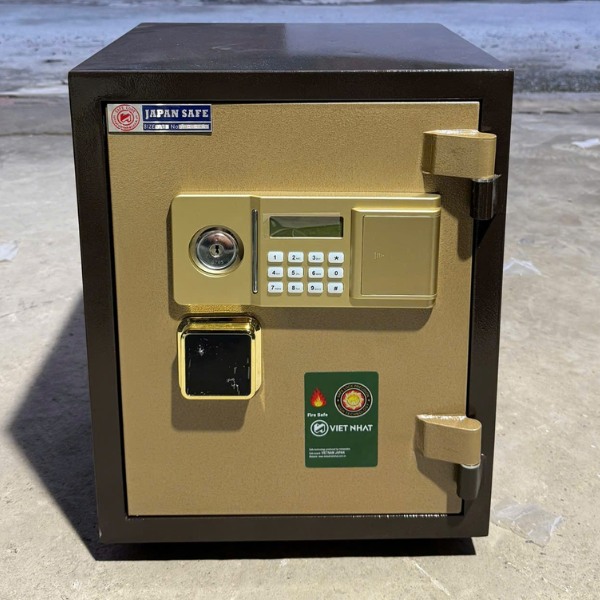 Hình ảnh Két sắt chống cháy Việt Nhật VN33DT gold điện tử có báo trộm3