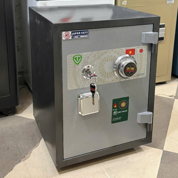 Két sắt Việt Nhật VN38DM khóa cơ chống trộm dò mã, bền lại sử dụng ổn định không cần thay PIN