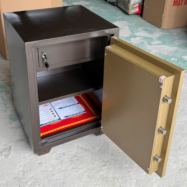 Hình ảnh Két sắt Việt Nhật VN58DT điện tử chống cháy có báo động2