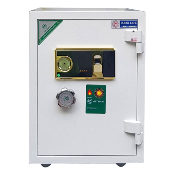 Két sắt vân tay màu trắng cao cấp Việt Nhật VN66VT