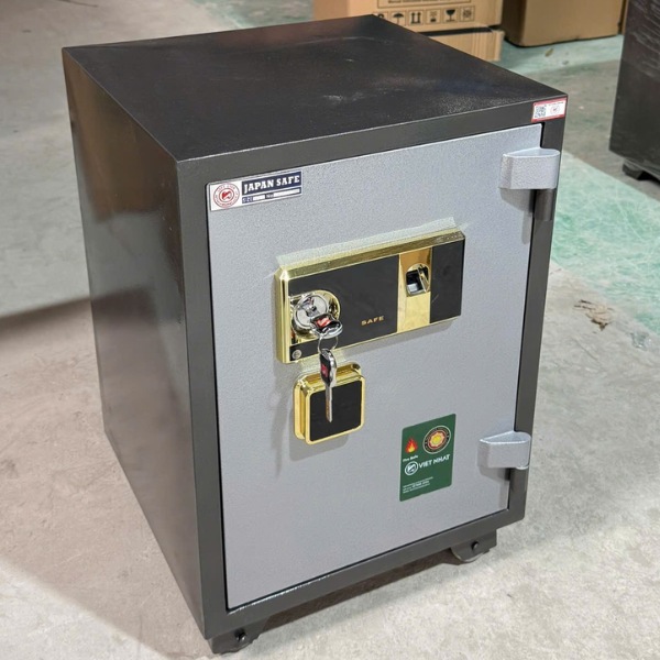 Két sắt chống cháy Việt Nhật VN79VT vân tay cao cấp có ngăn để đồ rộng an toàn