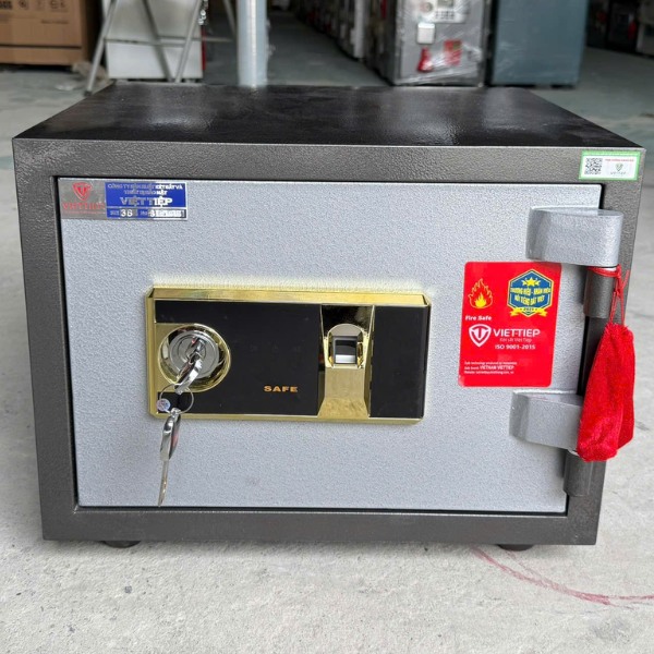 Hình ảnh Két sắt việt tiệp mini KW36VT khóa vân tay chống cháy0