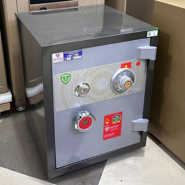 Hình ảnh Két sắt Việt Tiệp khóa cơ KW50C bền chống cháy3