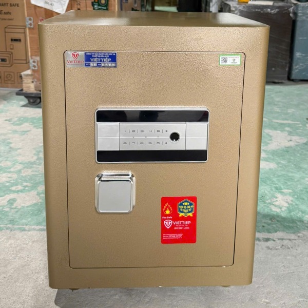 Hình ảnh Két sắt Tài Lộc Việt Tiệp KW58SCFE siêu cường kết nối điện thoại0