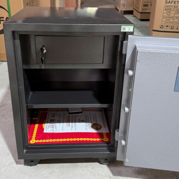 Hình ảnh Két sắt việt tiệp KW62VT khóa vân tay chống cháy có báo động1