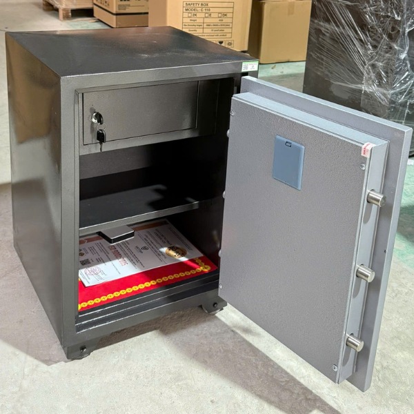 Hình ảnh Két sắt việt tiệp KW62VT khóa vân tay chống cháy có báo động2