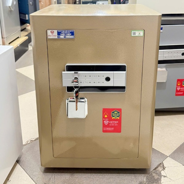 Hình ảnh Két sắt Tài Lộc  Việt Tiệp KW63SCF siêu cường vân tay kết nối điện thoại0