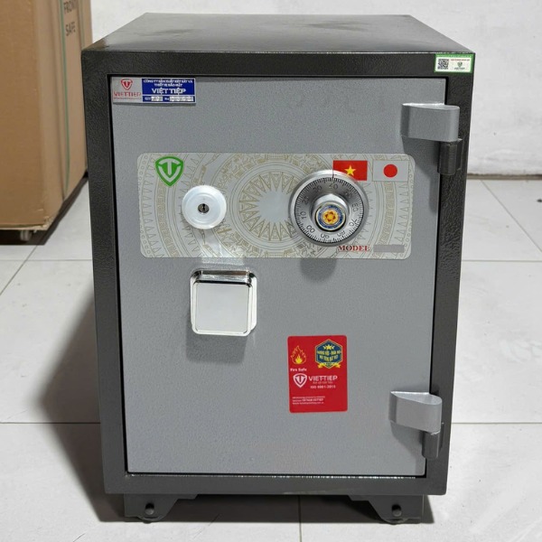 Két sắt gia đình Việt Tiệp KW79C khóa cơ chống cháy