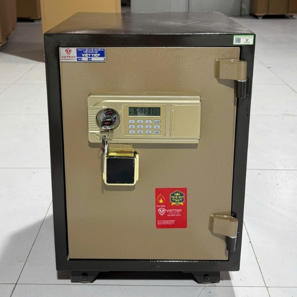 Két sắt việt tiệp chống cháy KW79E khóa điện tử có báo động