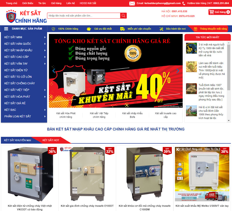 Mua két sắt bằng cách đặt hàng ONLINE qua website: ketsatchinhhang.vn